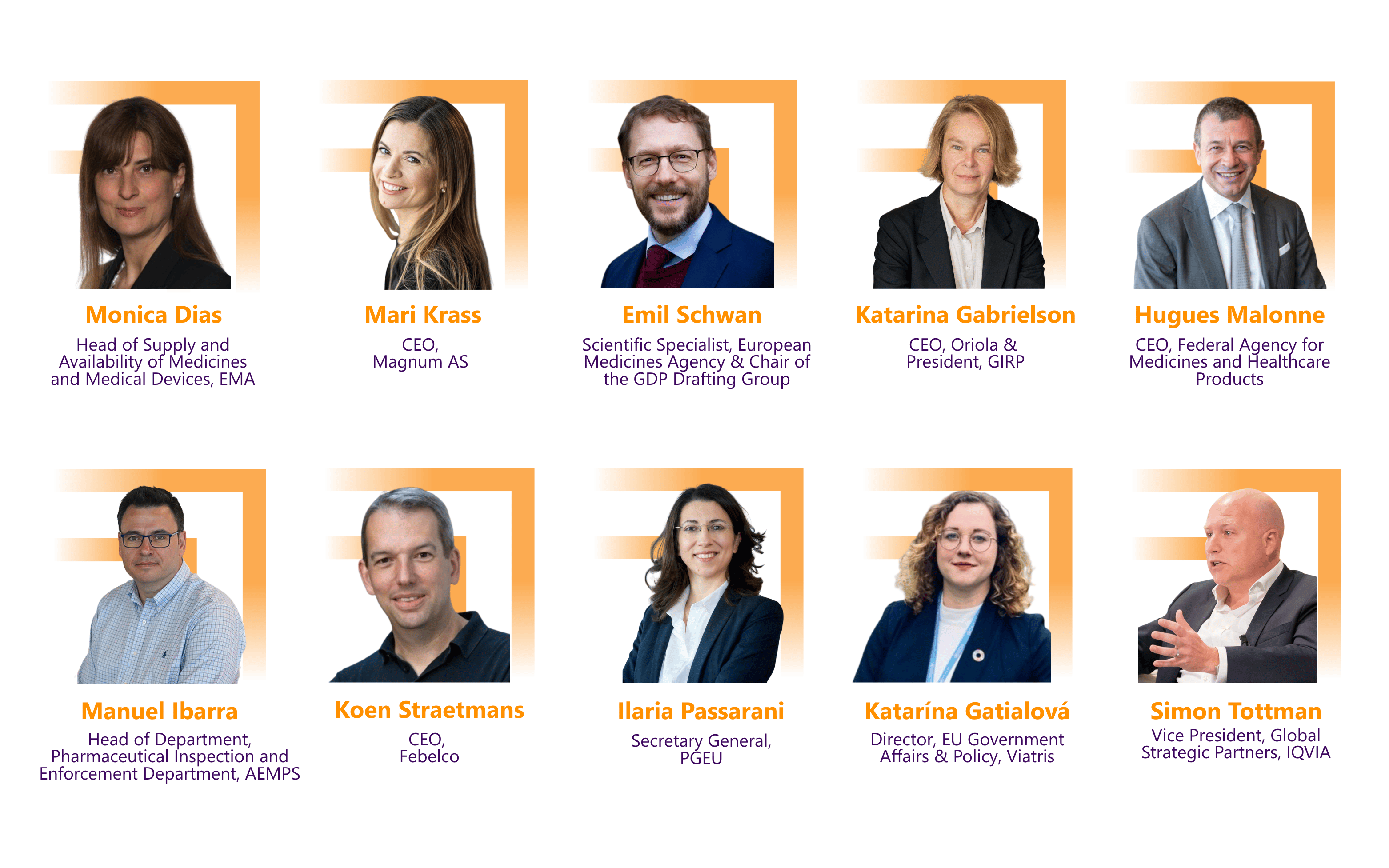 Confirmed speakers 08.05