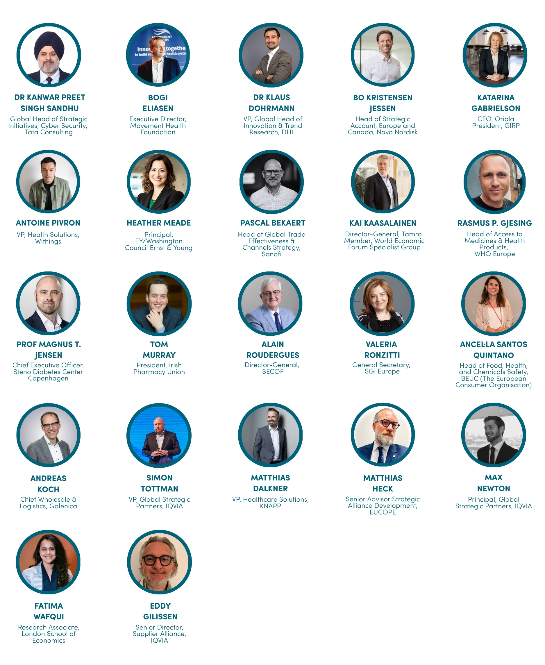 Confirmed speakers 04.27